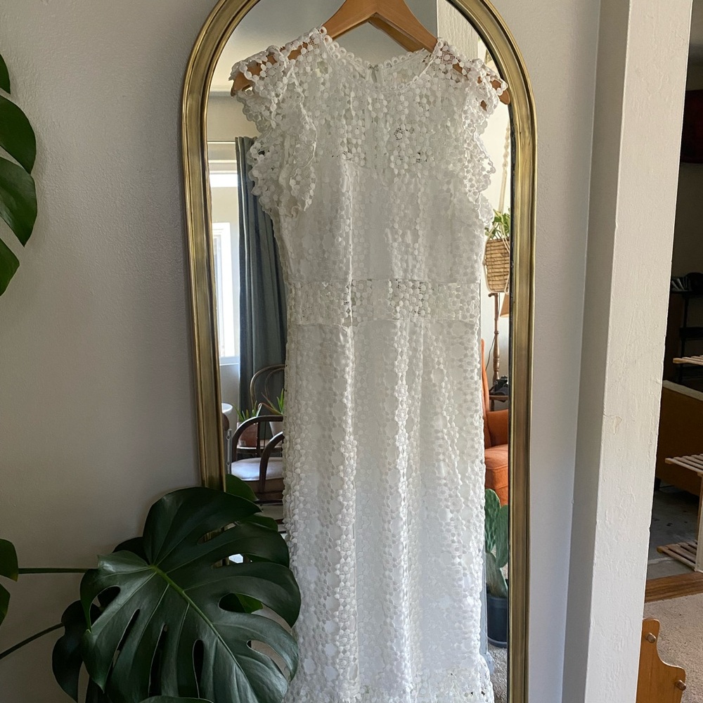 Petal and Pup Lauren Dress - White